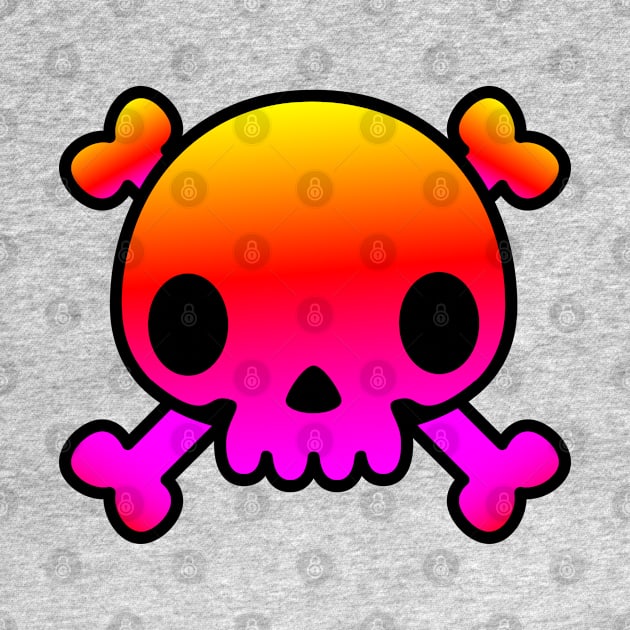 Skull (color) by Goodbye Doggie